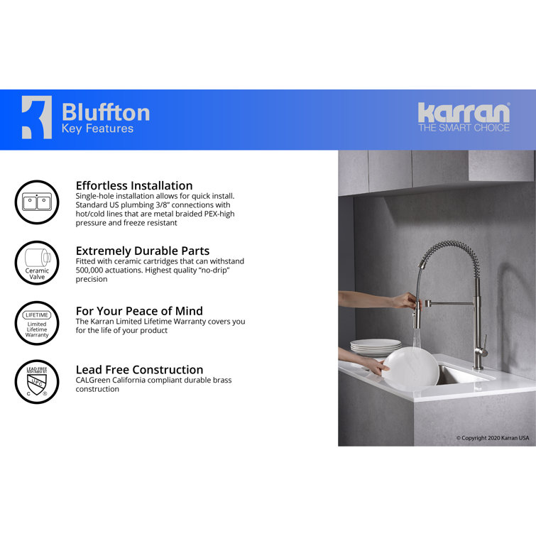 Matte Black Quartz 34'' Double Bowl Farmhouse Kitchen Sink with Stainless Steel Faucet
