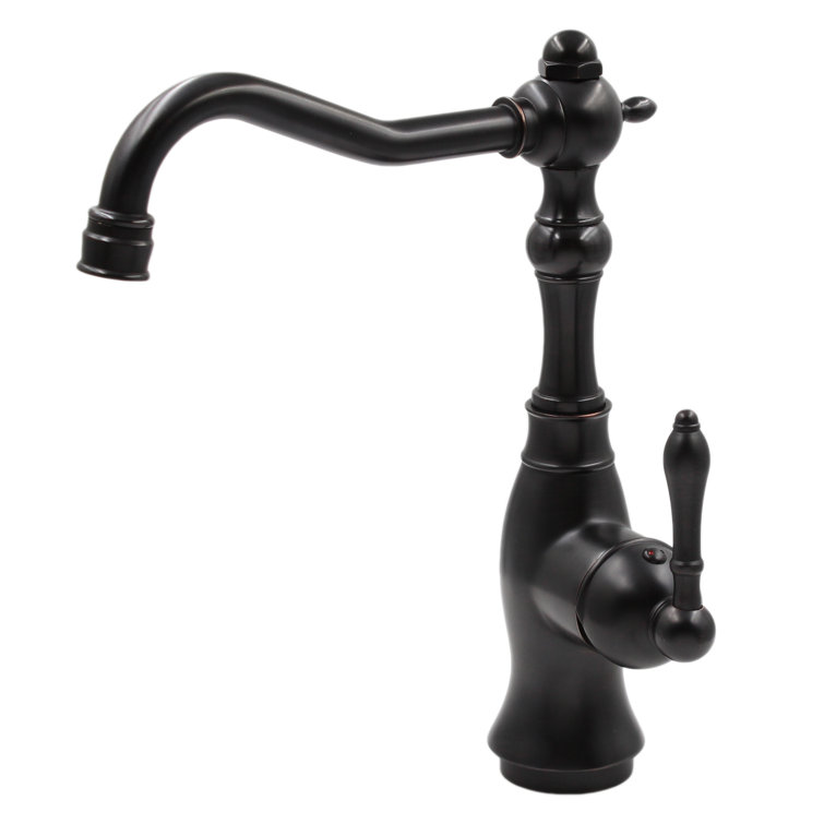 Matte Black Brass Single Handle Pull Down Kitchen Faucet