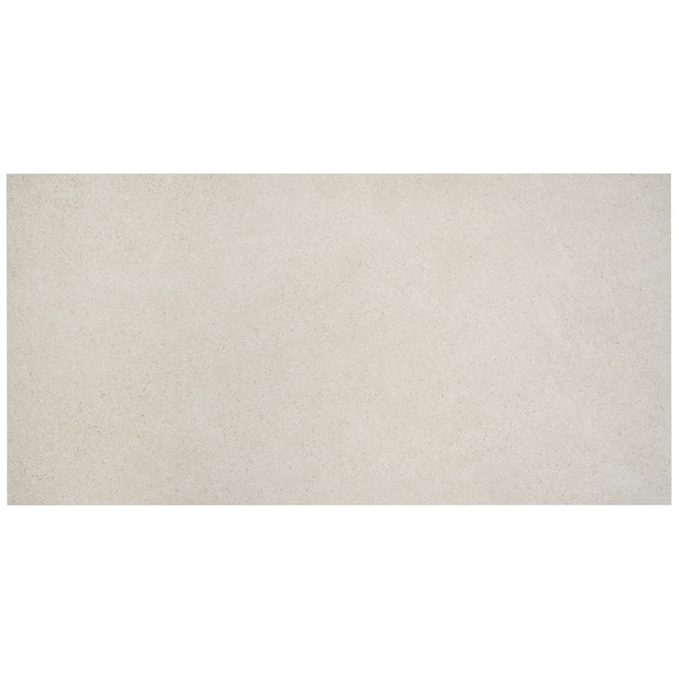 Lincoln 12" x 24" Beige Matte Porcelain Floor and Wall Tile