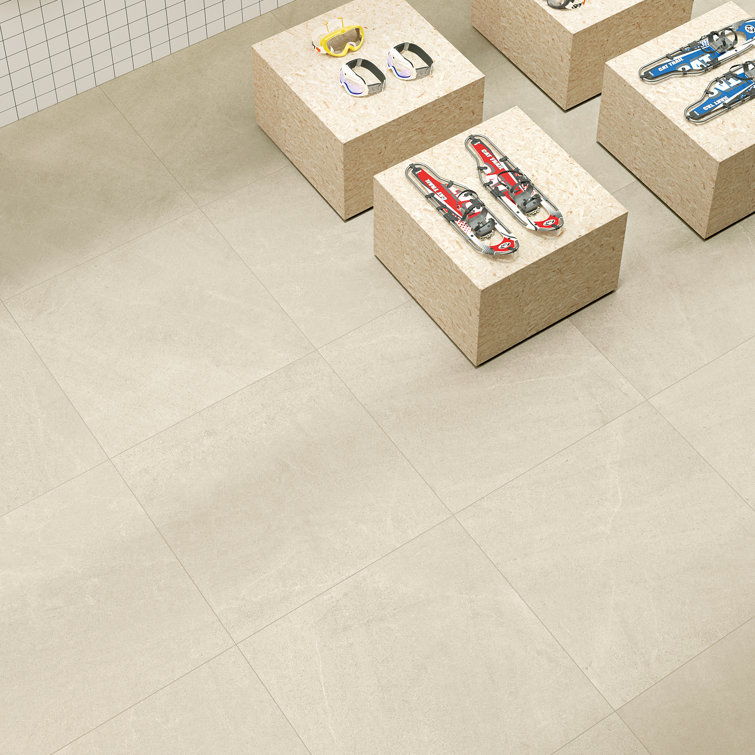 Lincoln 36" x 36" Beige Matte Porcelain Tile