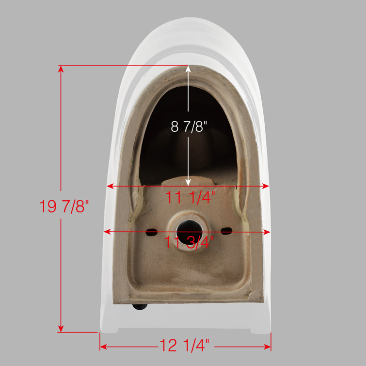 White Porcelain Elongated Dual Flush Smart Bidet Toilet