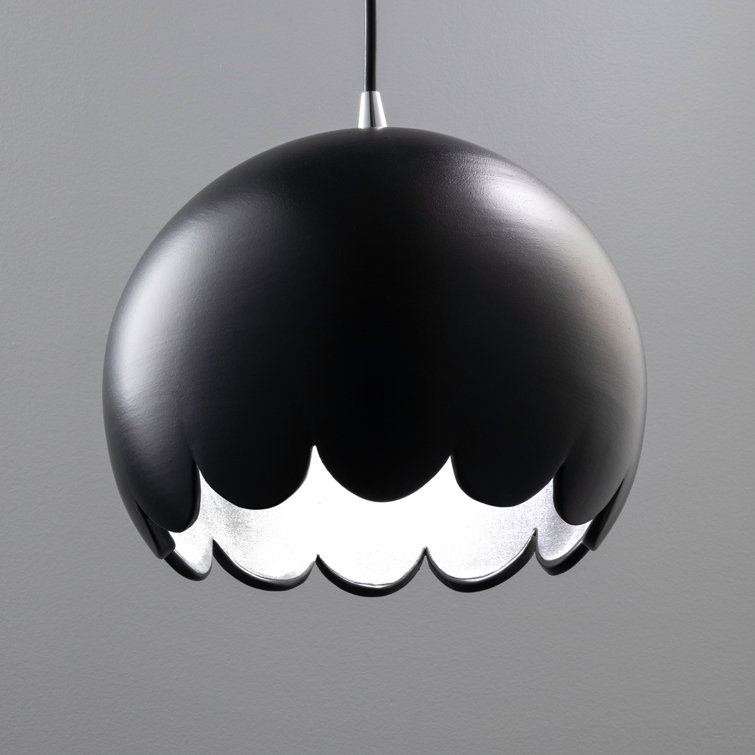 Matte Black Mini LED Indoor/Outdoor Pendant Light