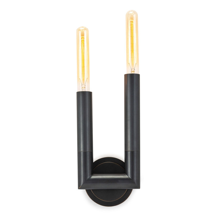 Elegant Oil Rubbed Bronze Dimmable Wall Sconce, Dual-Light