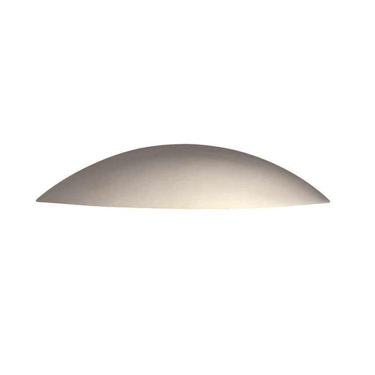 White Ceramic Dimmable Outdoor Wall Sconce