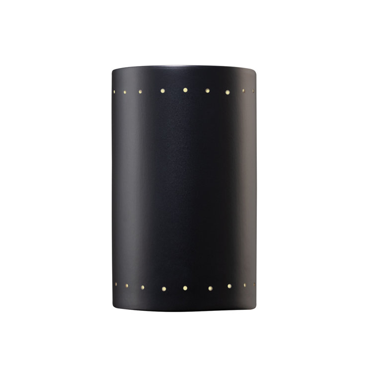 Fells Dimmable Black Iron 9.5" Wall Sconce