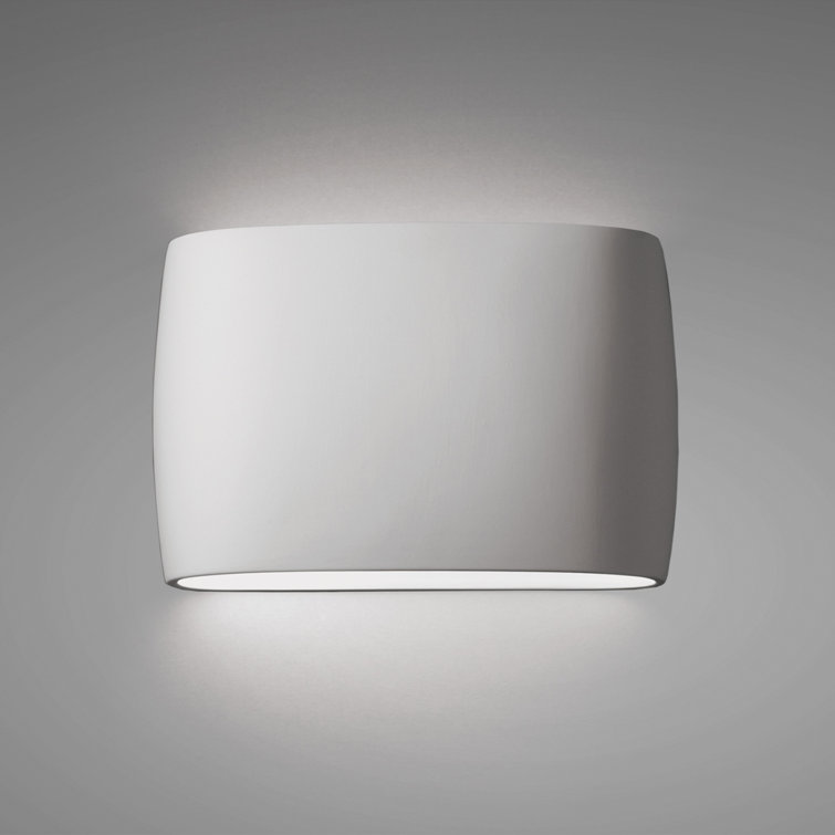 Elegance 2-Light Gold and White Ceramic Outdoor Flush Mount