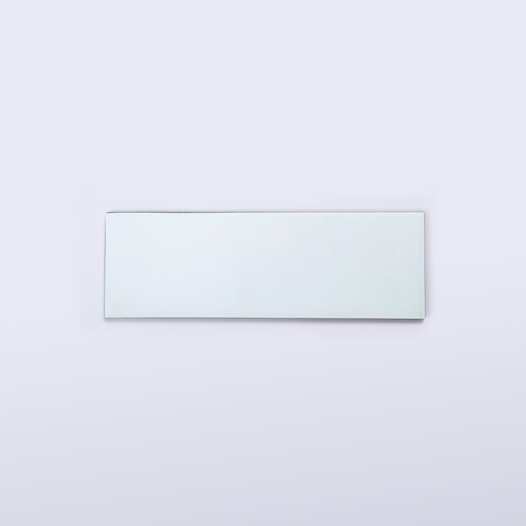 Premium Dark Gray Polished Glass Subway Tile 3" x 9"