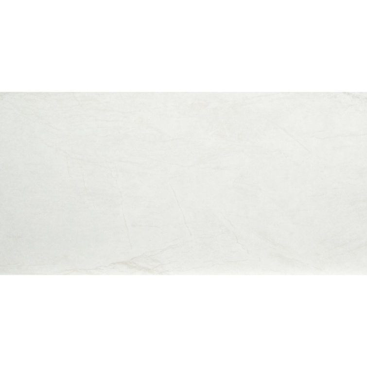 Durban White Polished Porcelain 12" x 24" Wall & Floor Tile
