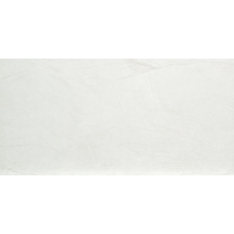 Durban White Polished Porcelain 12" x 24" Wall & Floor Tile