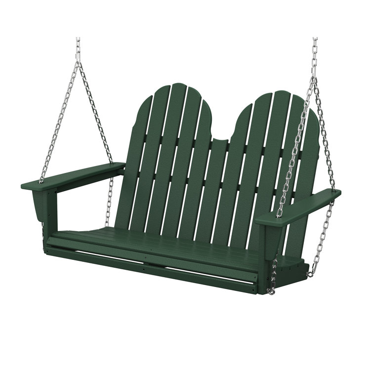Green Polypropylene Vineyard Adirondack 48" Swing