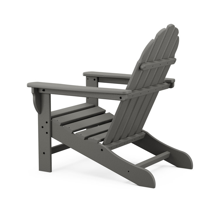 Stepping Stone Gray HDPE Cape Cod Adirondack Chair