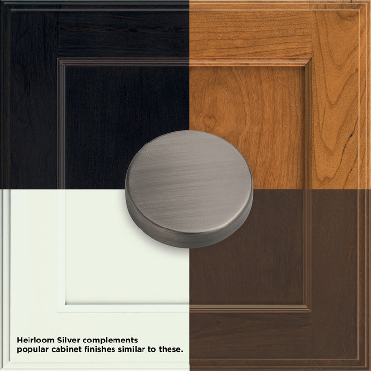 Brushed Nickel Industrial Bar Pulls with Mounting Hardware