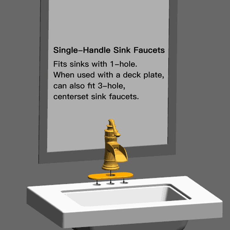 Elegance Brushed Gold Single-Handle Low-Arc Bathroom Faucet