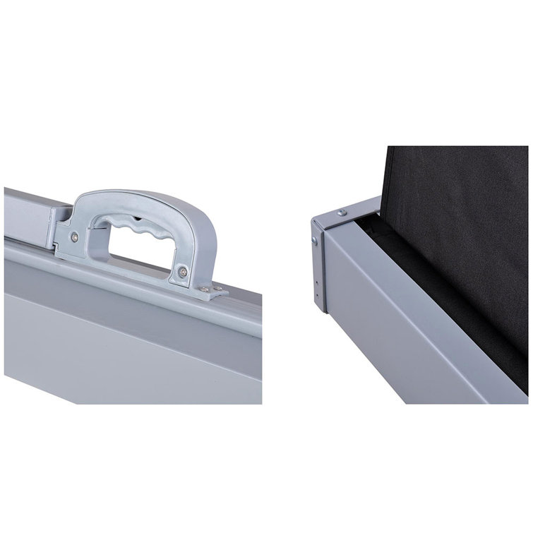 Black Polyester Motorized Retractable Side Awning