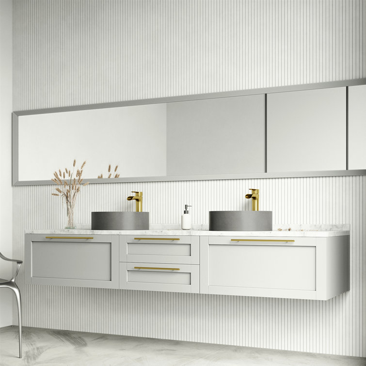 Gray Concreto Stone Round Above-Counter Vessel Sink