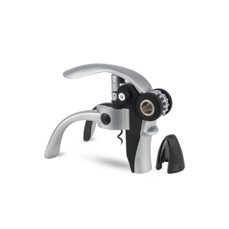 Baltaz Black and Silver Lever Corkscrew with Foil Cutter
