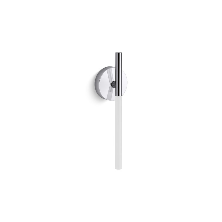 Polished Chrome and Glass LED Wall Sconce