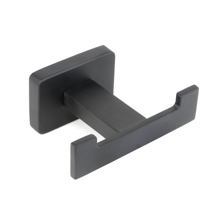 Chicago Black Metal 5-Piece Bathroom Hardware Set