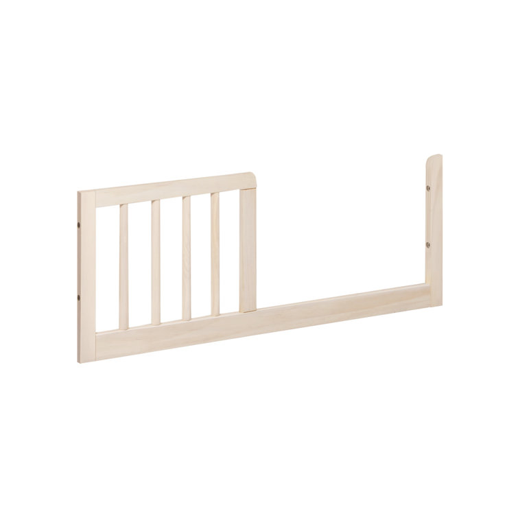 Natural Wood Toddler Bed Rail Conversion Kit