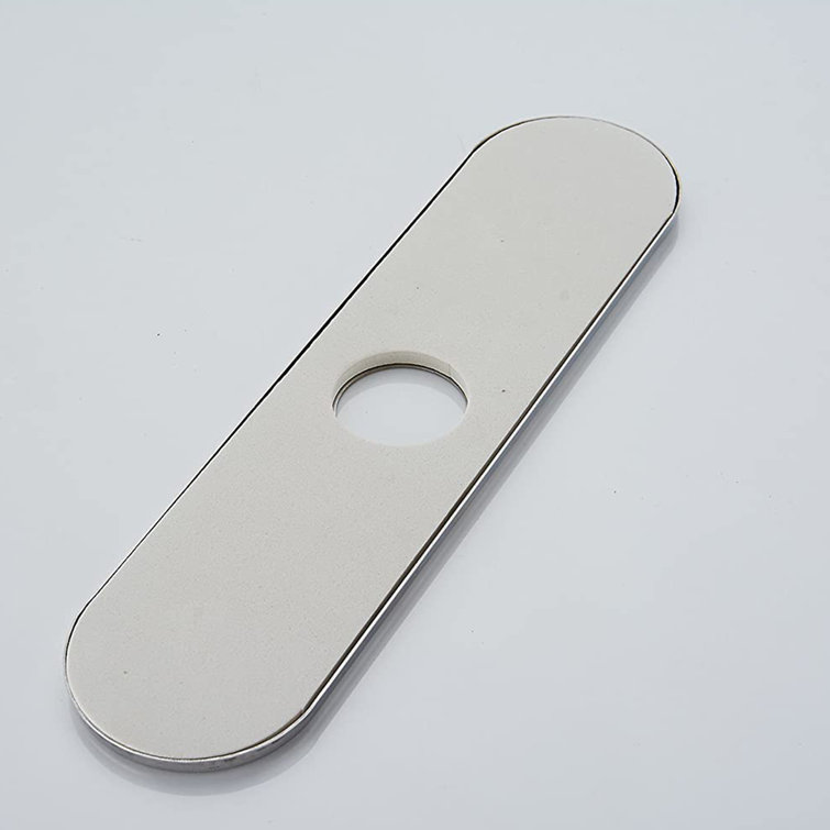 Polished Chrome Kitchen Sink Faucet Hole Cover Plate