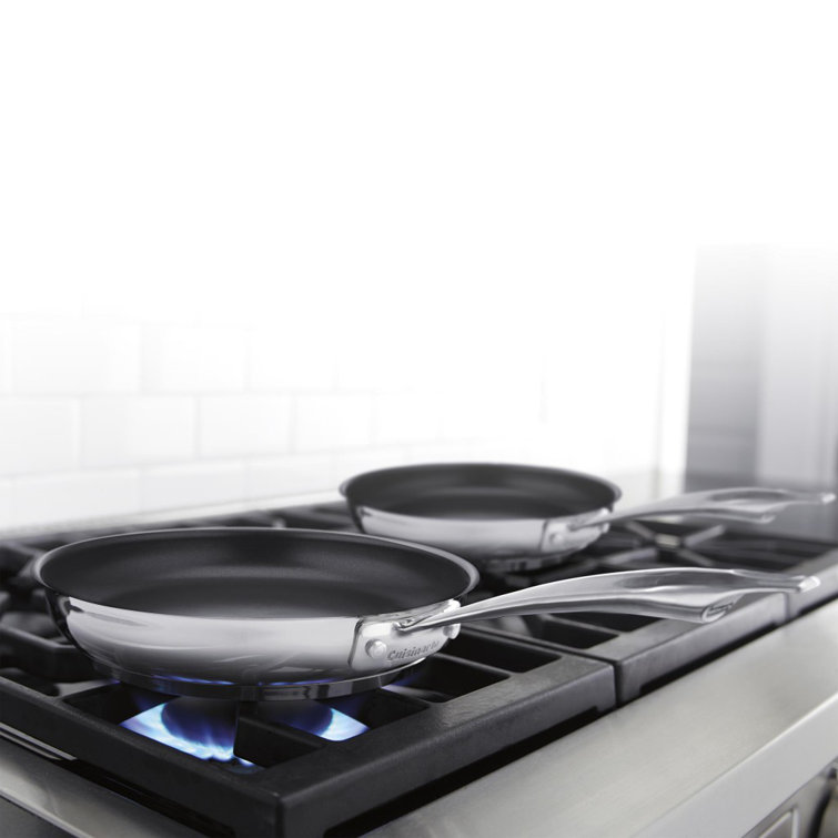 Cuisinart 8" & 10" Nonstick Stainless Steel Skillet Set