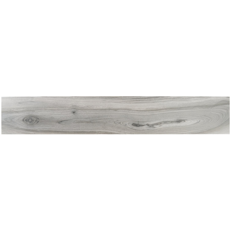 Peruvian Gray Matte Porcelain Wood Look Large Format Tile