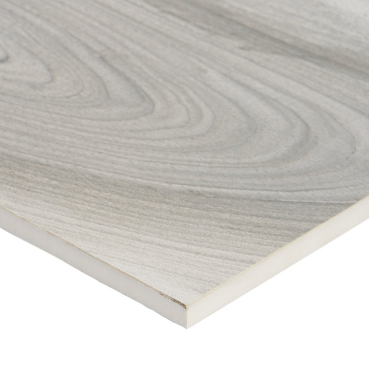 Peruvian Gray Matte Porcelain Wood Look Large Format Tile