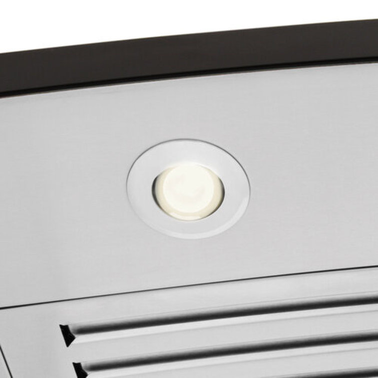 36" Stainless Steel Convertible Wall Mount Range Hood with Charcoal Filter
