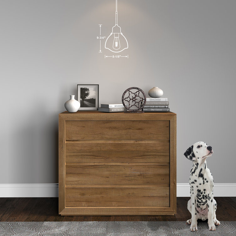 Brooks Transitional Blackened Bronze Drum Pendant with White Milk Glass
