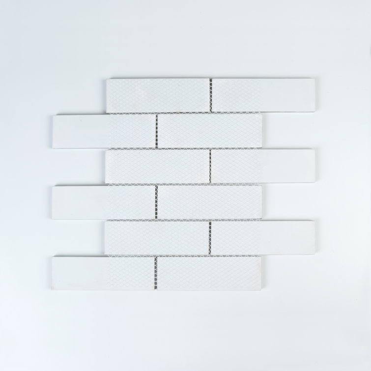 Moonlight Gray 2" x 6" Polished Glass Subway Tile