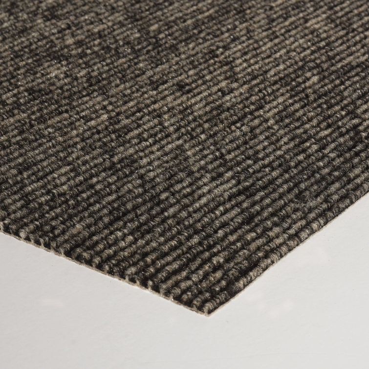 Taupe 24" x 24" Peel and Stick Indoor/Outdoor Carpet Tiles