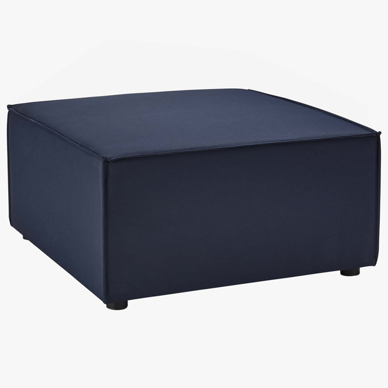 Navy Aluminum 5-Piece Outdoor Sectional Sofa