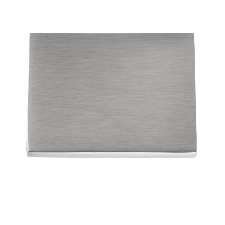 Ethan Brushed Nickel Rectangular Finger Pull with Mounting Hardware
