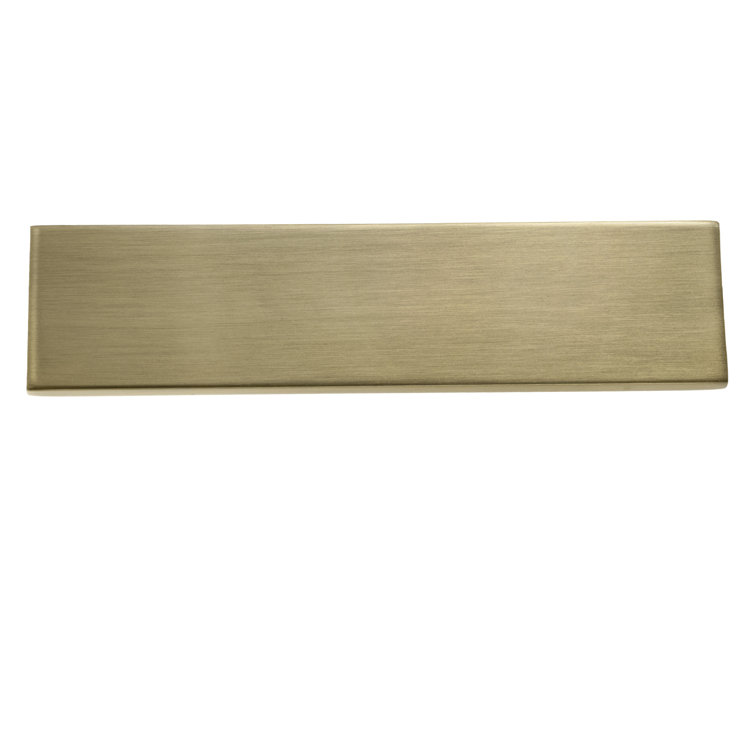 Ethan 4" Satin Brass Rectangular Drawer Pull Multipack