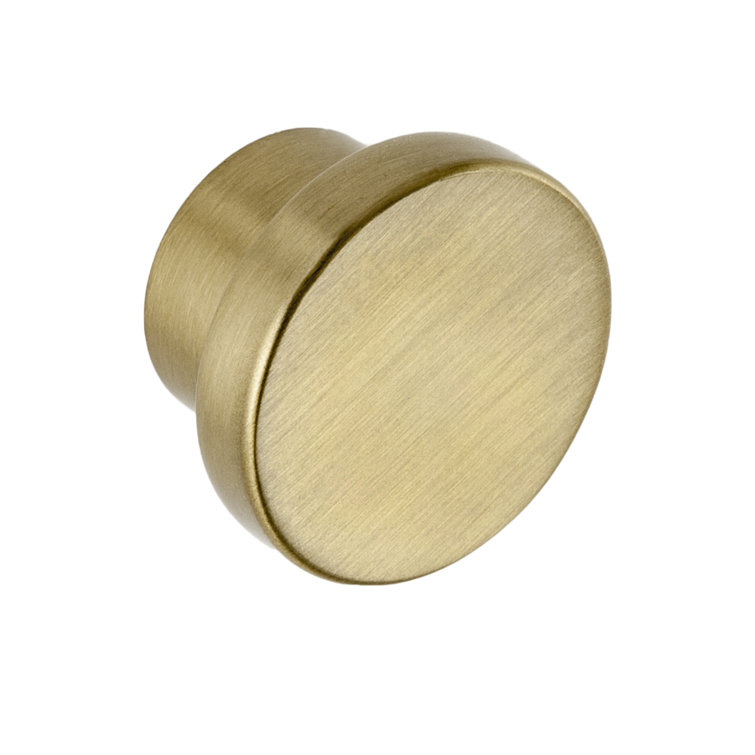 Ethan 1-1/4" Satin Brass Round Knob Multipack