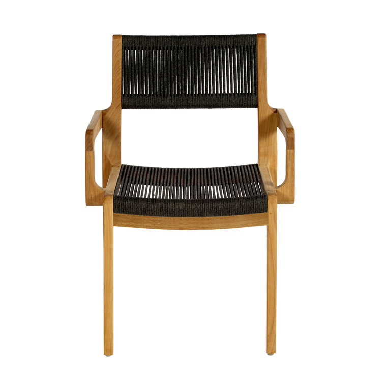Skagen Teak and Rope Outdoor Dining Armchair