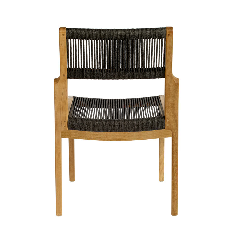 Skagen Teak and Rope Outdoor Dining Armchair