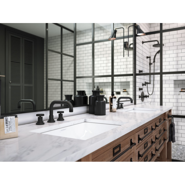 Campo Polished Nickel 8" Widespread Bathroom Faucet