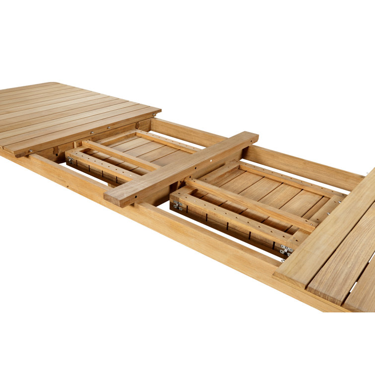 Skagen Large Rectangular Teak Extendable Outdoor Dining Table