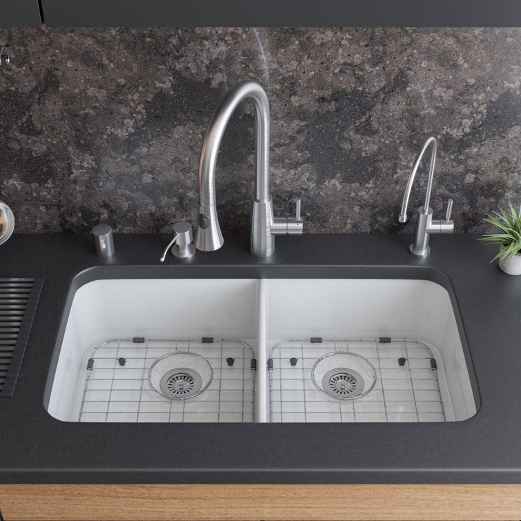 Brushed Stainless Steel Pull Down Kitchen Faucet with Spray