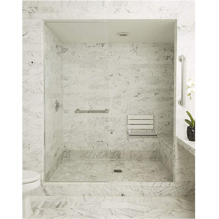 Polished Stainless Steel 42" Wall Mounted Grab Bar
