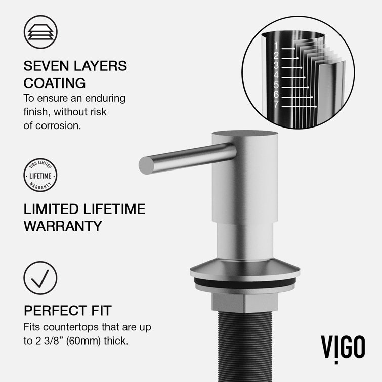 Stainless Steel Pull-Down Sprayer Kitchen Faucet with Soap Dispenser