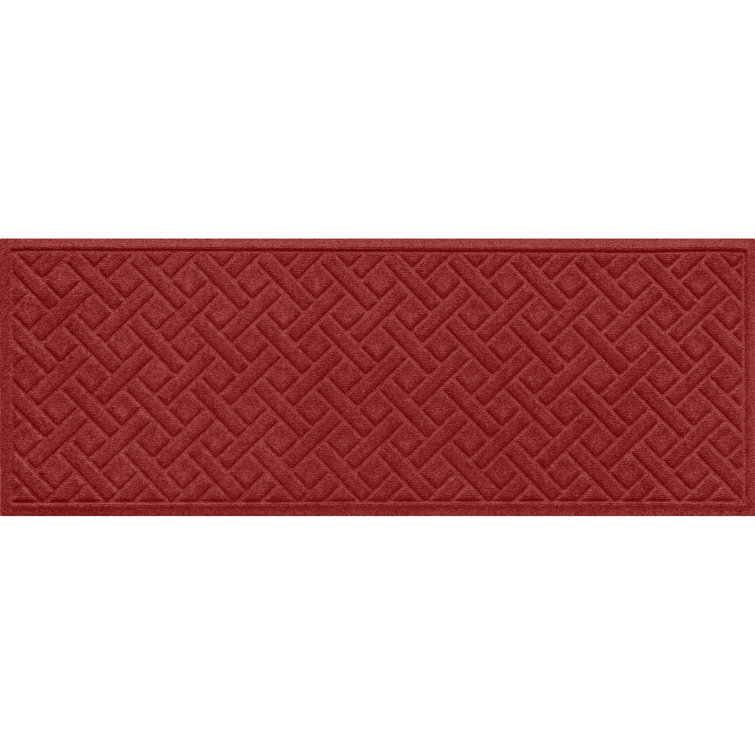 Bordeaux 60" Waterhog Lattice Outdoor Runner Mat