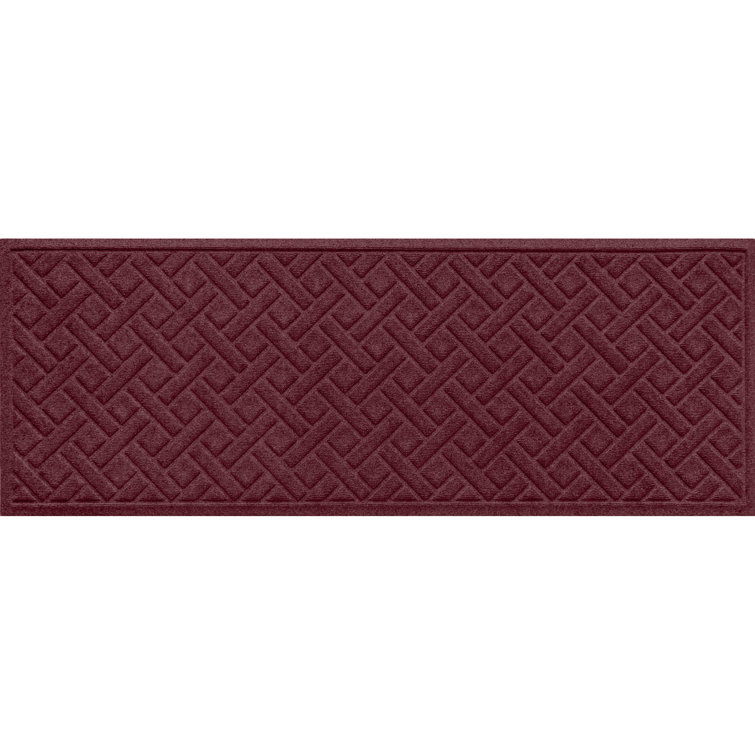 Bordeaux 60" Waterhog Lattice Outdoor Runner Mat