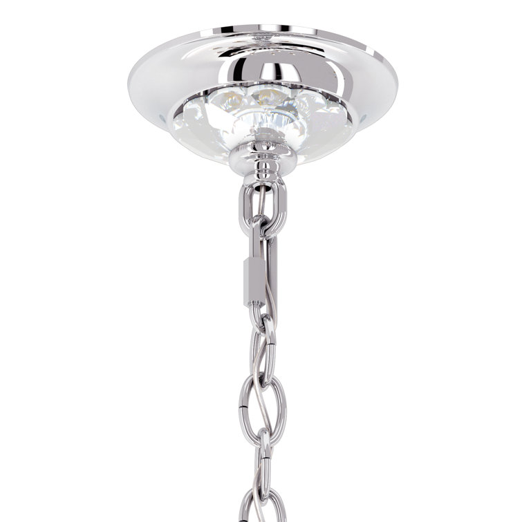 Sarella 15-Light White and Clear Crystal Chandelier