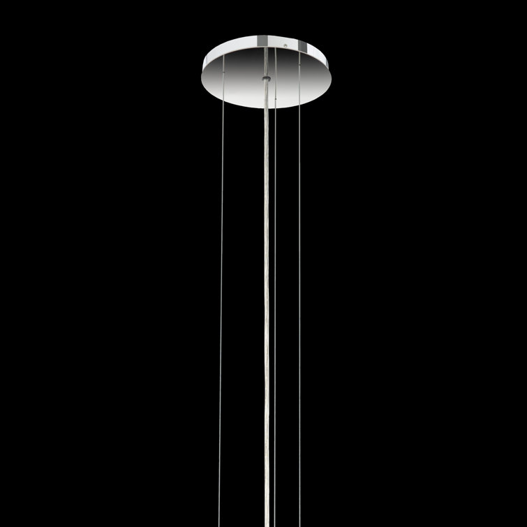 Elegant Mini Drum 8-Light Chandelier in Antique Silver with Clear Crystals