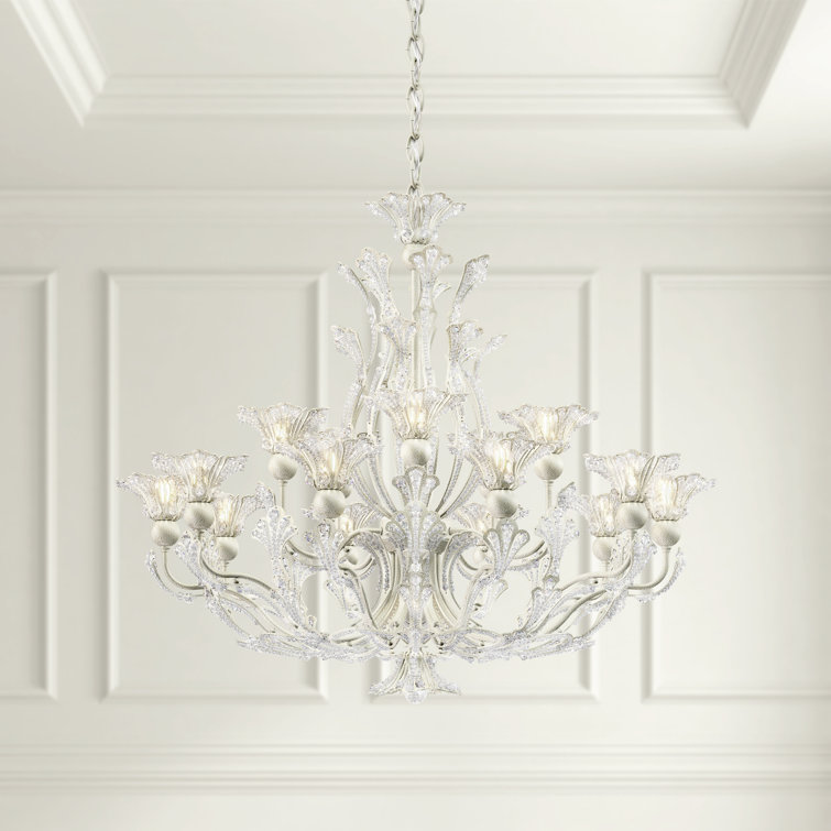 Etruscan Gold 16-Light Crystal Chandelier with Swarovski Elements