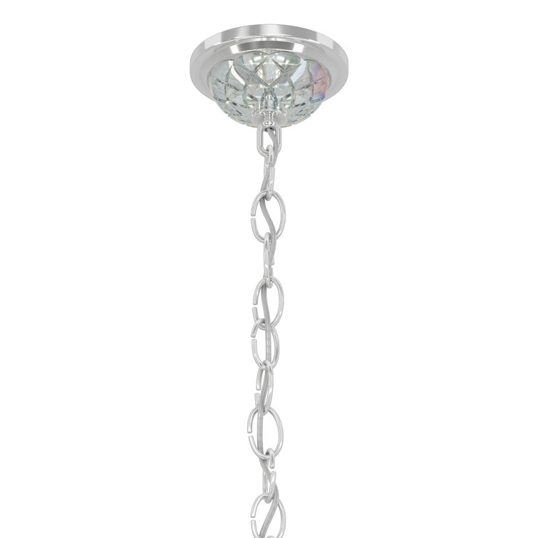 Arlington Heritage Clear Crystal 25-Light Polished Silver Chandelier
