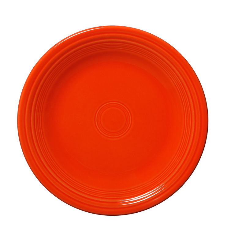 Poppy Ceramic Microwave-Safe Dinner Plate, 10.5 Inch