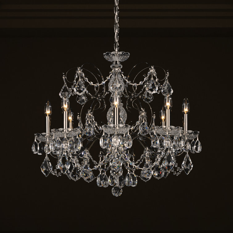 Black Pearl Heritage 8-Light Crystal Chandelier